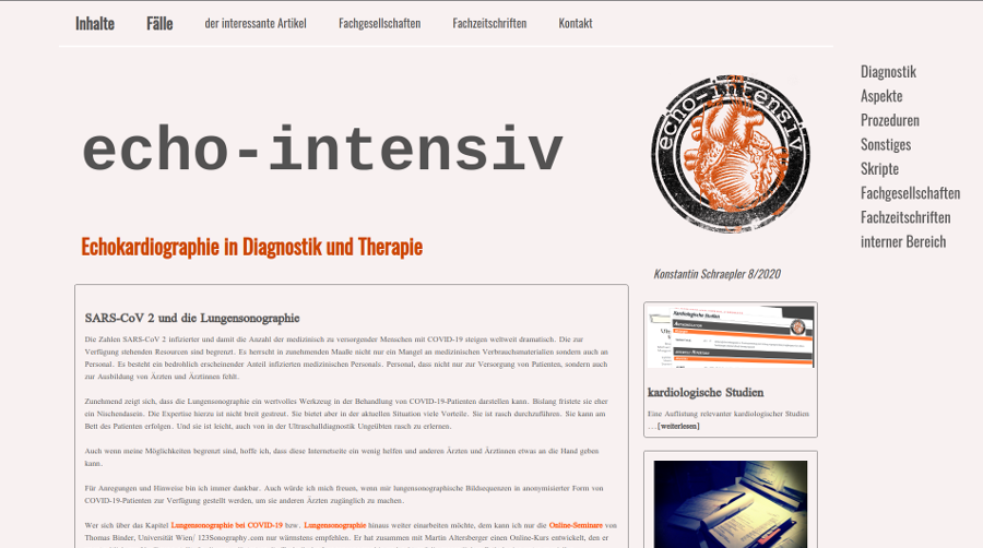 Webside echo-intensiv.de