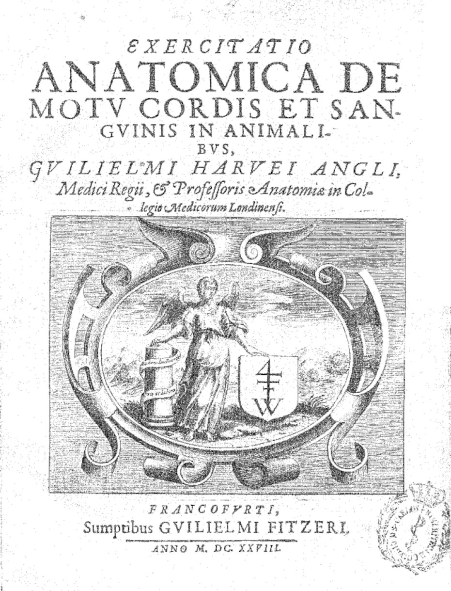 Hier fehlt das Bild des Buchtitels Generatione animalium von 1628